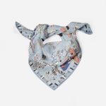 Wu Zetian 135 cm square scarf Merged with Signature Silk SCarf 6