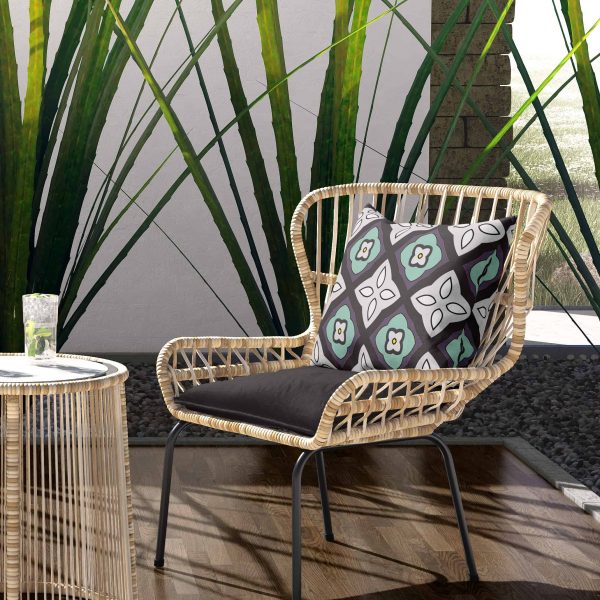 Flower Patch Chair Outdoor Scene
