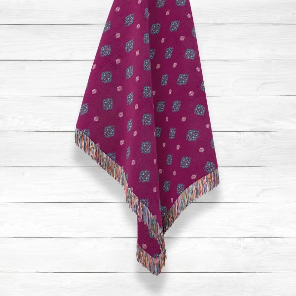 Indian Buttons on magenta Hanging