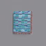 Kantha green and blue Folded 2