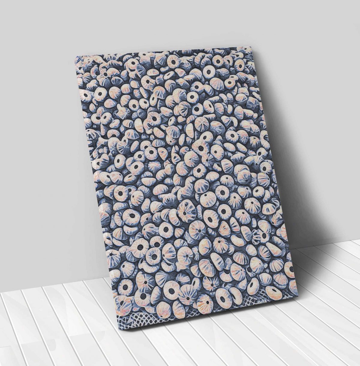 Liv Grn Seashells Bundle Vertical 24x36 canvas 01 vertical