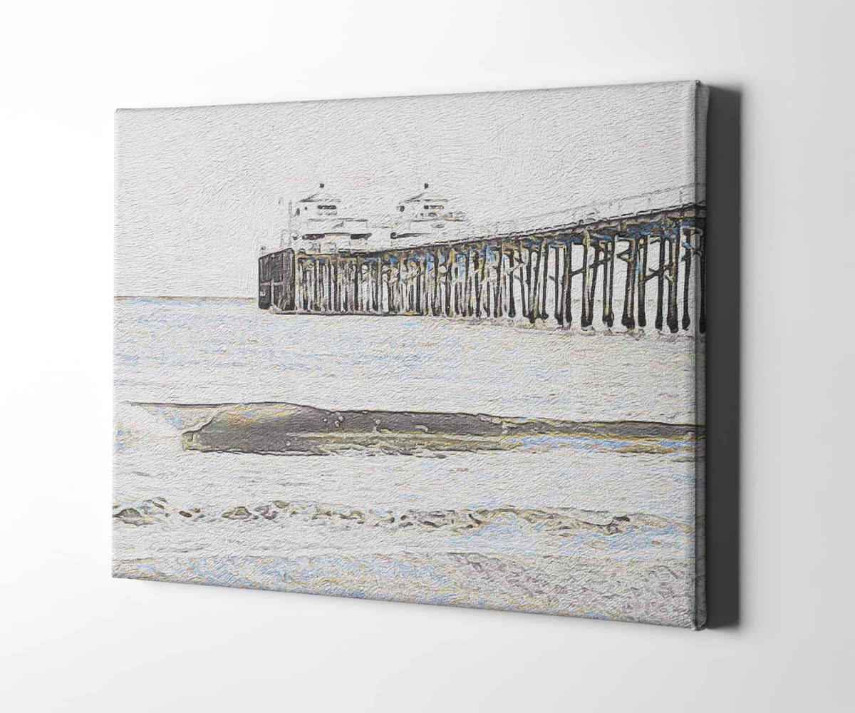 Liv Grn The Pier Horizontal 18x24 Perspective Main View