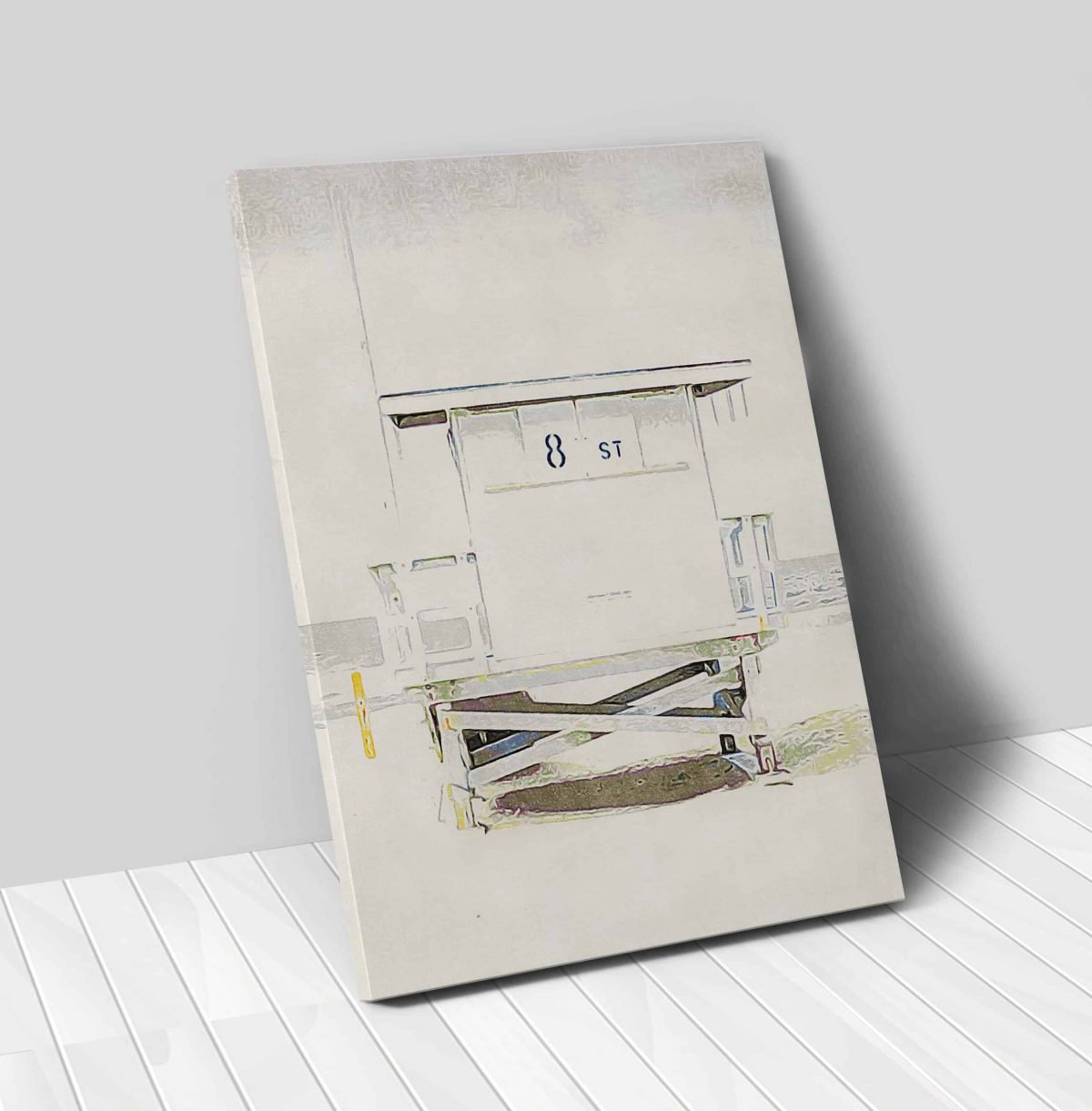 LivGrn Life Guard House Cream Vertical 24x36 canvas 01 vertical