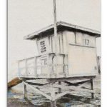 LivGrn Life Guard House SideView Gray VERTICAL 24x36 Regular Front View