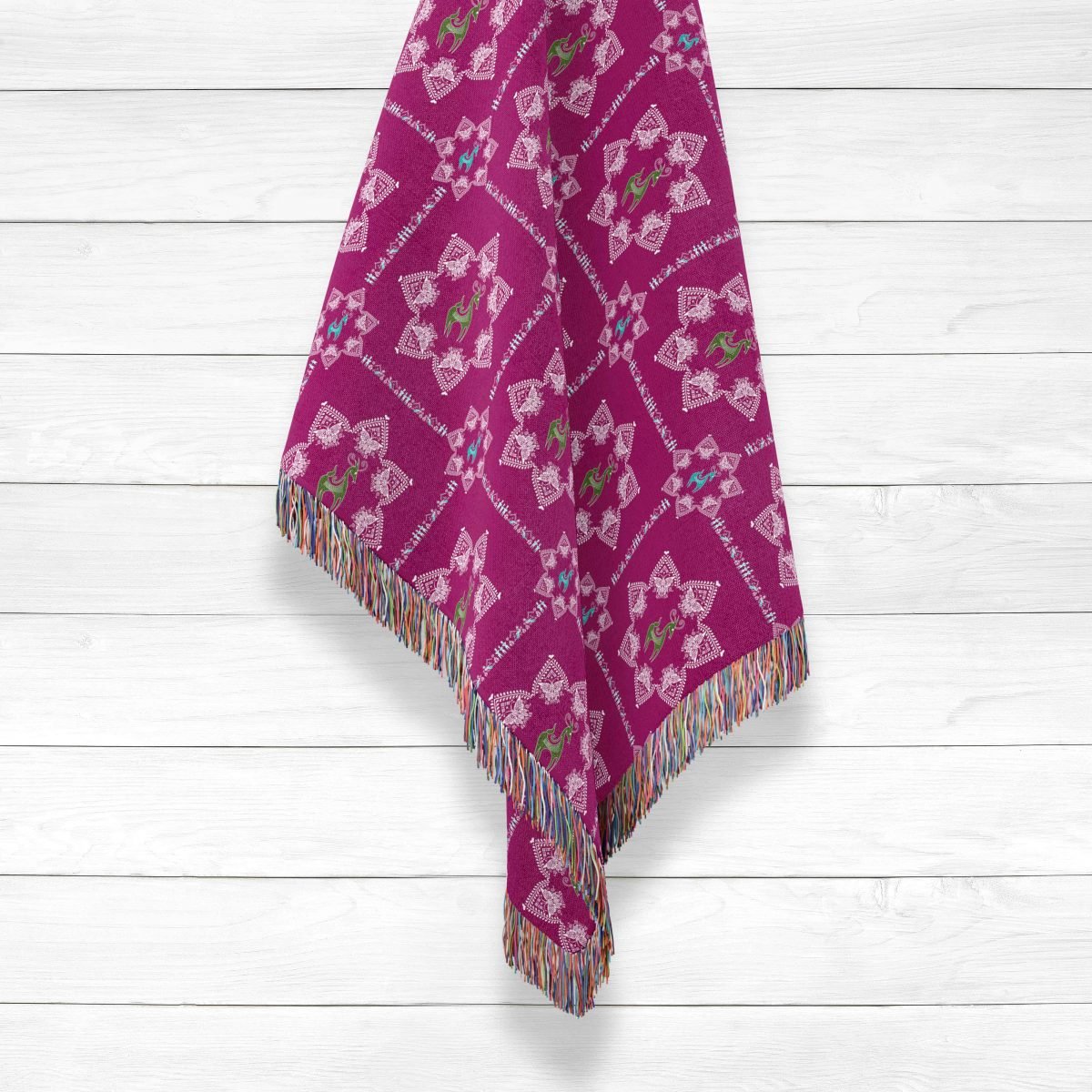 Quilt design 9 Magenta 01 Hanging