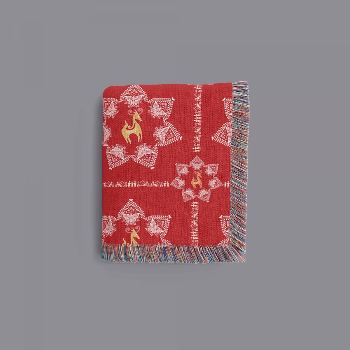Quilt design 9 Red 01 Folded 2