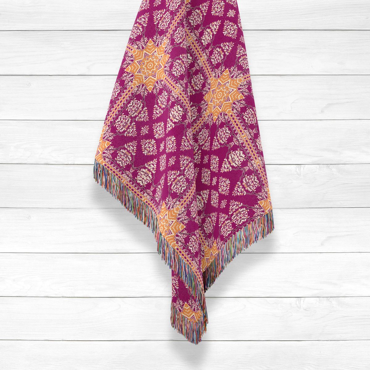 Regal Mughal Orange and Magenta Hanging