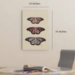 Rustic Butterflies Room Mockup 24 x 36