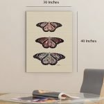 Rustic Butterflies Room Mockup 30 x 40