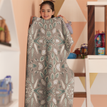 blanket mockup featuring a playful girl in her room 24691 30