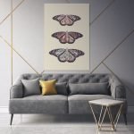 Rustic Butterfly with Art Deco