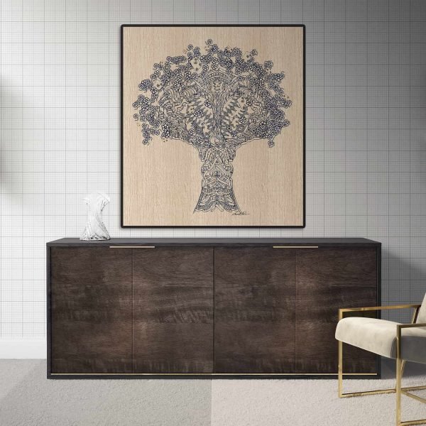 Tree of Life on wood Luxurious Room