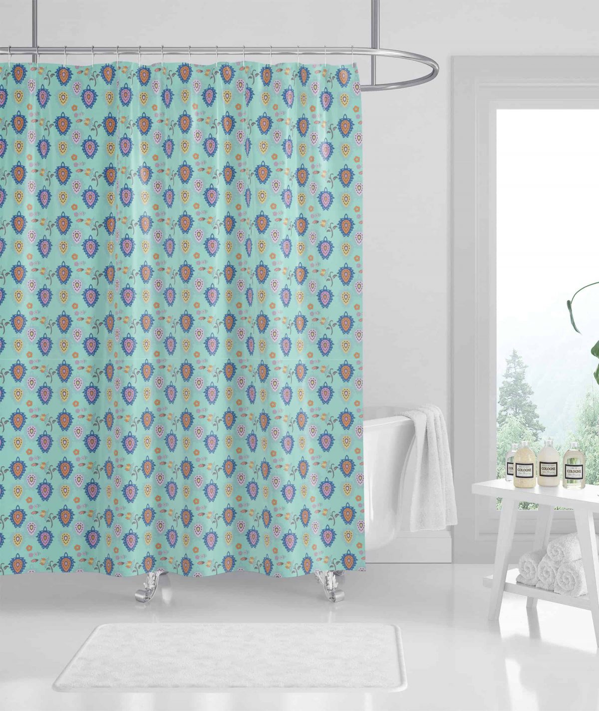 Bath20Curtain20Mockup20v3 Tear20Drop20Feather20Peacock20Colors201