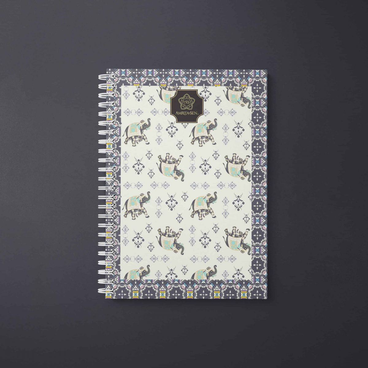 Cosmic Elephants Notebook Front