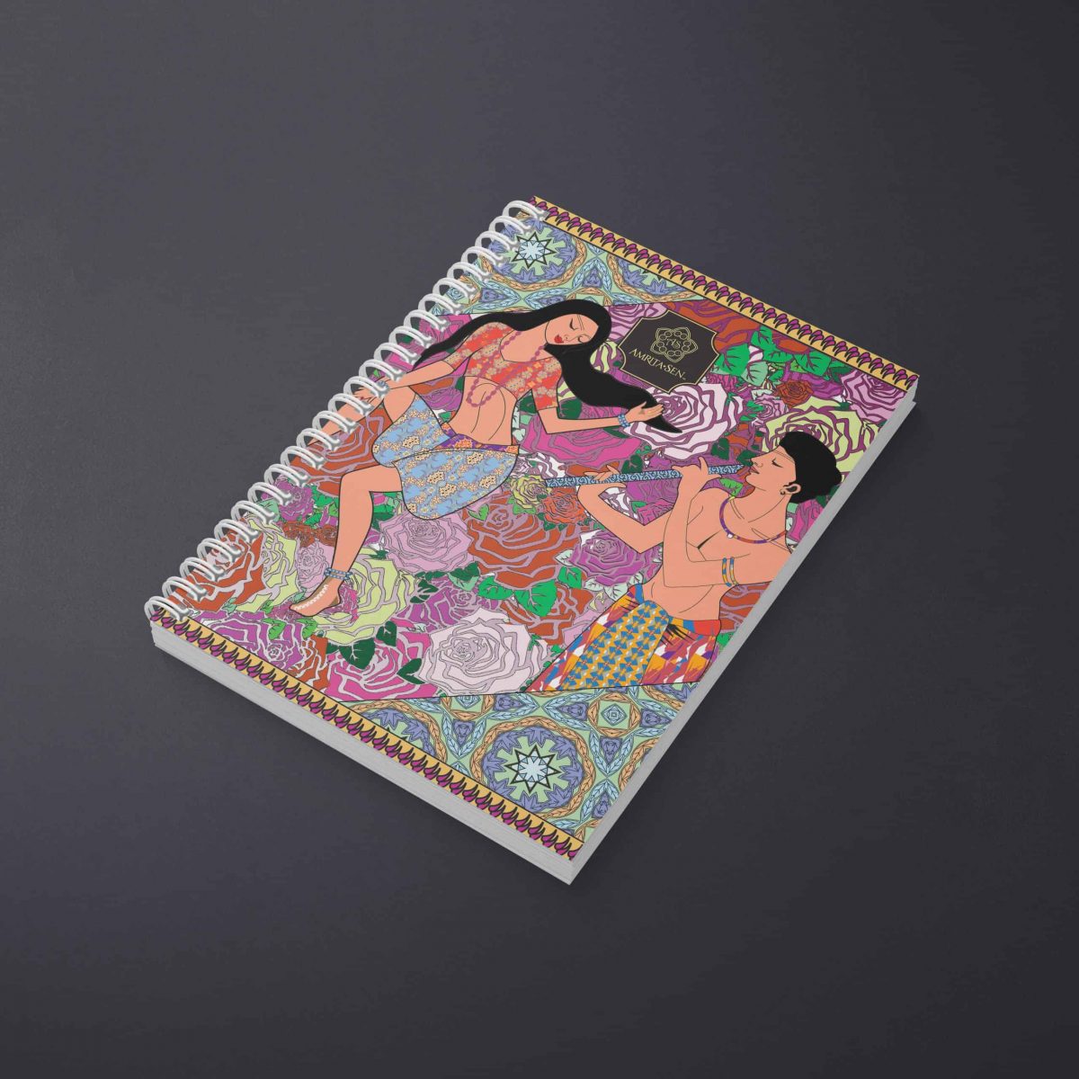 Radha Krishna Notebook Angle