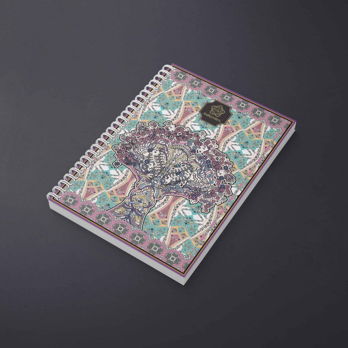 Tree Of Life Notebook Angle