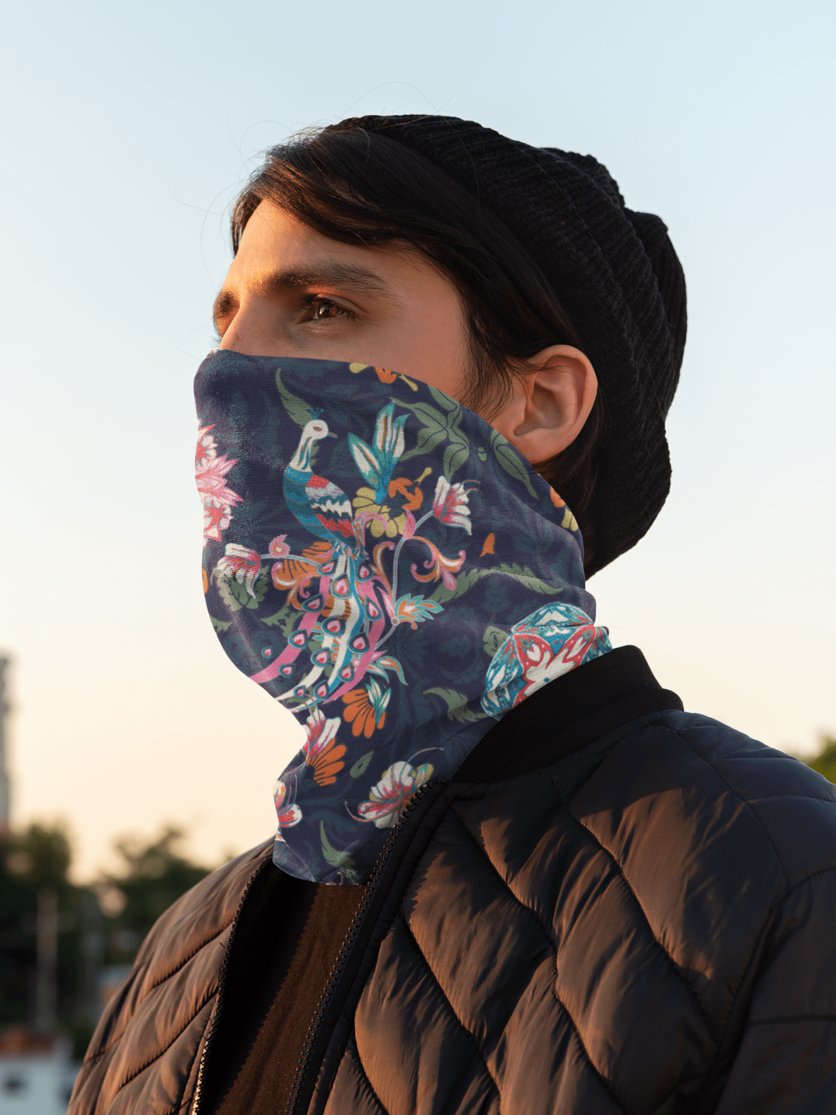 Everest Peaock with Floral 1 3