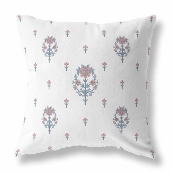 Kashmiri Kashida Throw Pillow