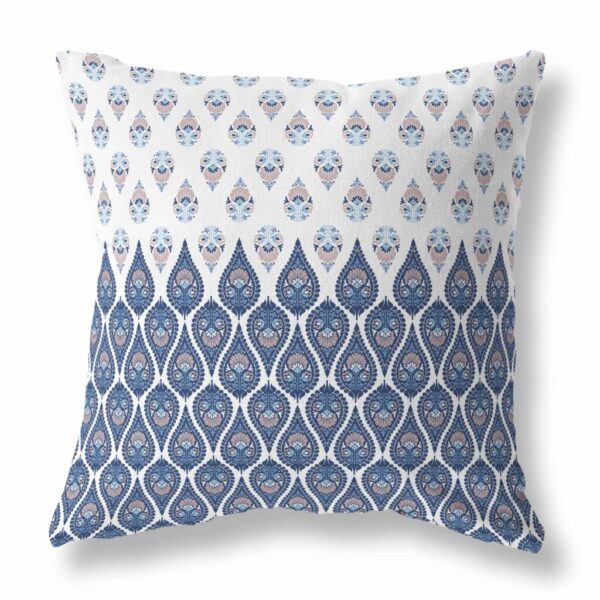 Regal Droplet Throw Pillow